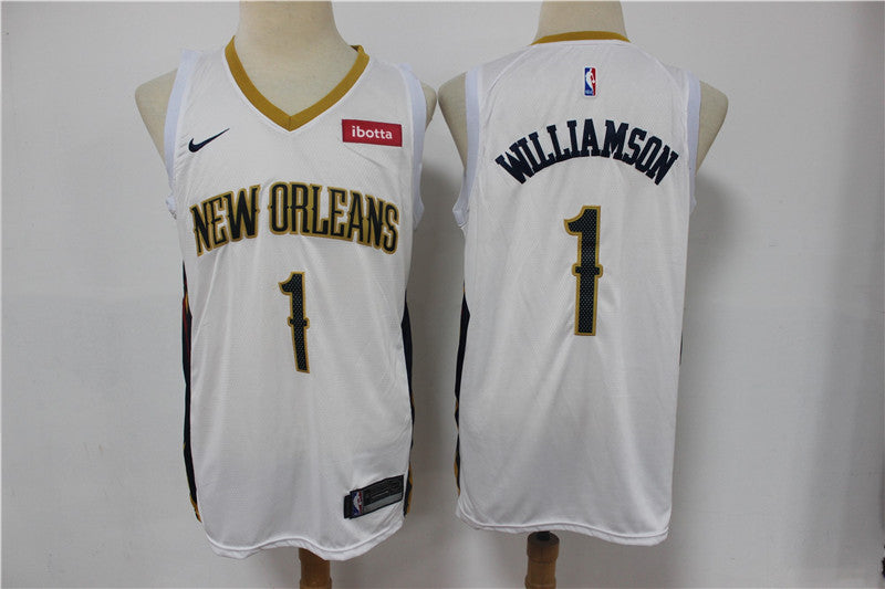 Zion Williamson New Orleans Pelicans white jersey