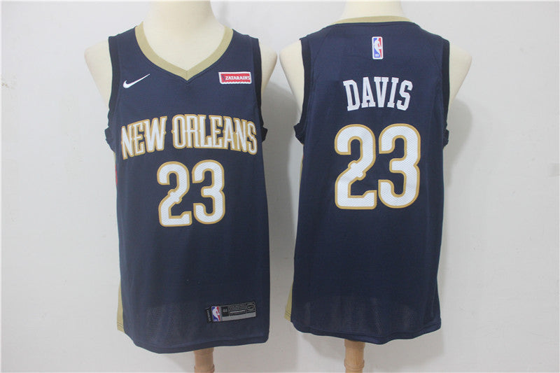 Anthony Davis New Orleans Pelicans navy jersey