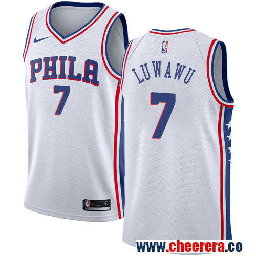 Timothe Luwawu Philadelphia 76ers white jersey