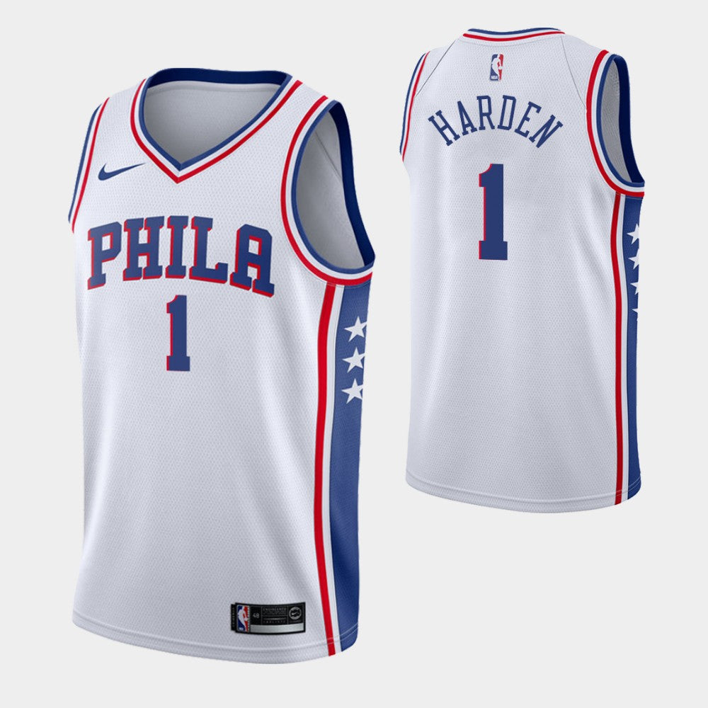 Harden Philadelphia 76ers white jersey