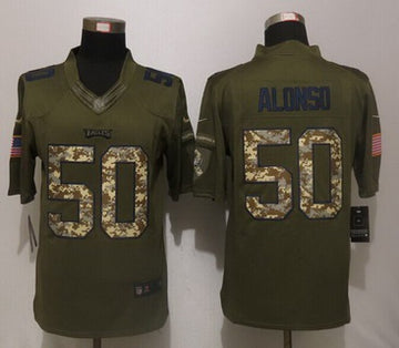 Kiko Alonso Philadelphia Eagles green Salute To Service jersey