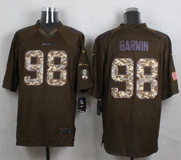 Connor Barwin Philadelphia Eagles green Salute To Service jersey
