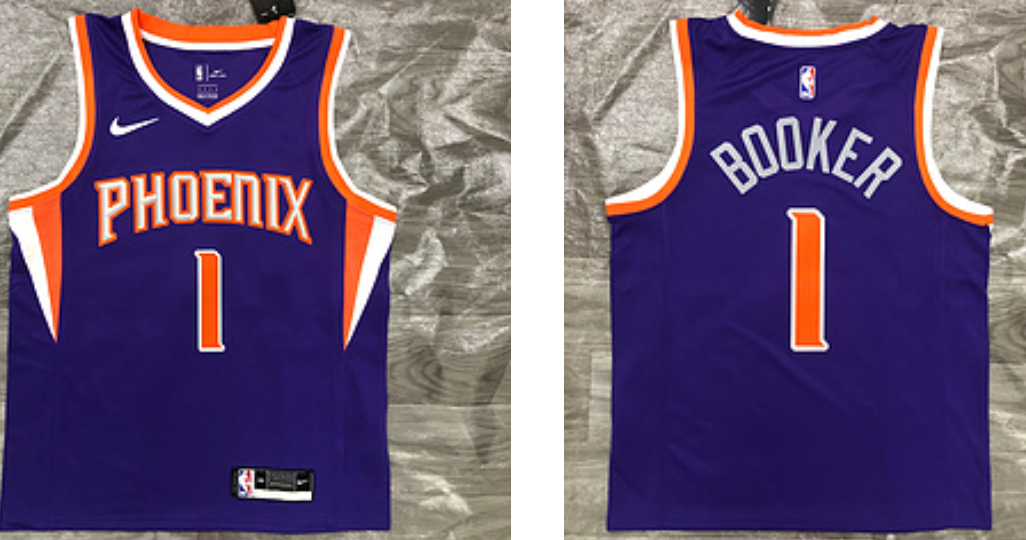 Booker Phoenix Suns purple jersey