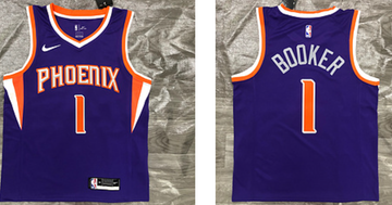 Booker Phoenix Suns purple jersey