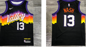Nash Phoenix Suns black jersey