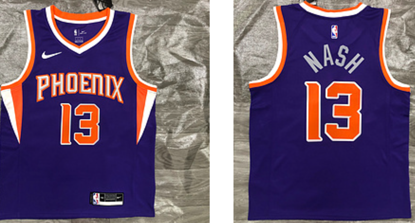 Nash Phoenix Suns purple jersey
