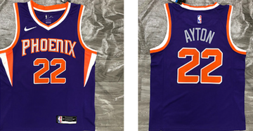 Ayton Phoenix Suns purple jersey