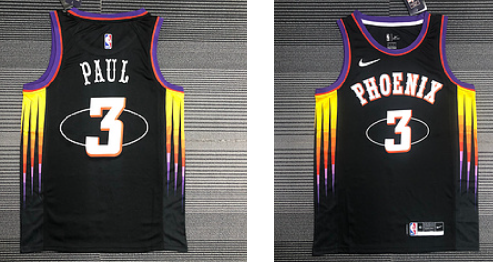 Paul Phoenix Suns black jersey