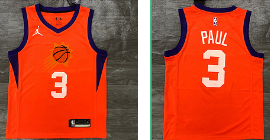 Paul Phoenix Suns orange jersey