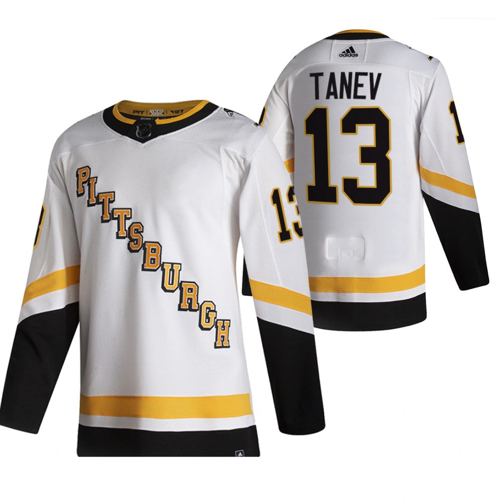 Brandon Tanev Pittsburgh Penguins white Reverse Retro jersey