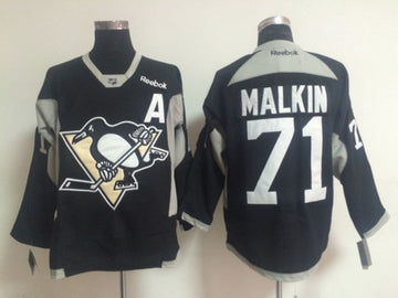 Evgeni Malkin Pittsburgh Penguins black jersey