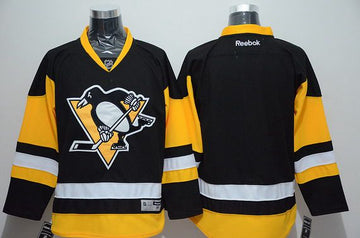 Custom Pittsburgh Penguins black Alternate jersey