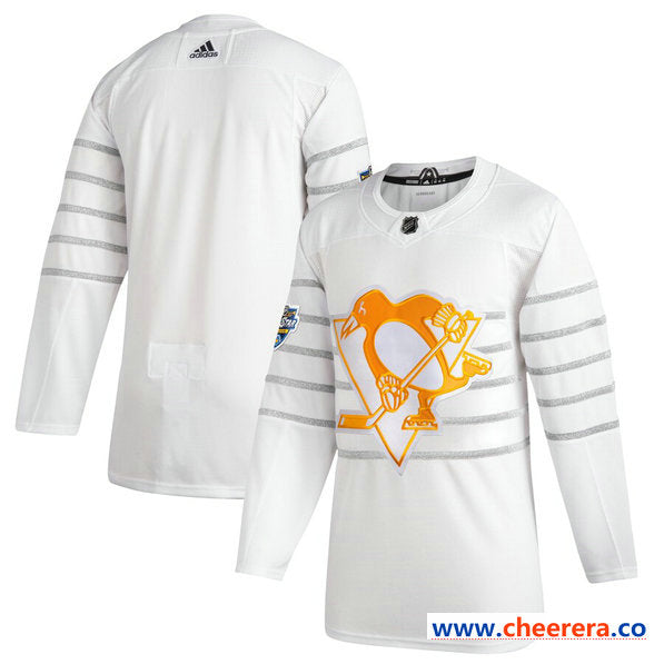 Custom Pittsburgh Penguins white All-Star jersey