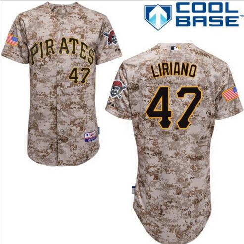 Francisco Liriano Pittsburgh Pirates camo Camo jersey
