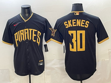 Paul Skenes Pittsburgh Pirates black City Connect jersey