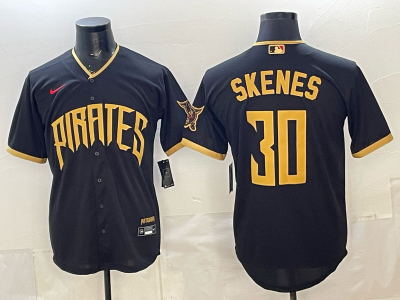 Paul Skenes Pittsburgh Pirates black City Connect jersey