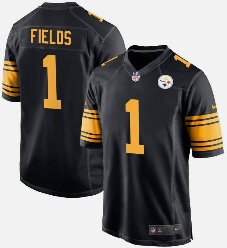 Justin Fields Pittsburgh Steelers jersey