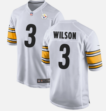 Russell Wilson Pittsburgh Steelers white jersey