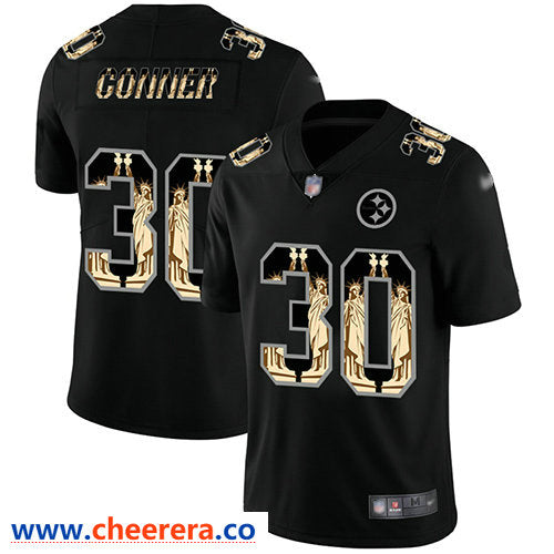 James Conner Pittsburgh Steelers black Limited jersey