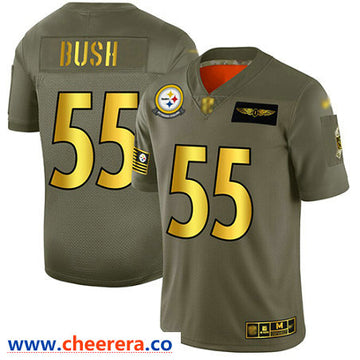 Devin Bush Pittsburgh Steelers camo Salute To Service jersey
