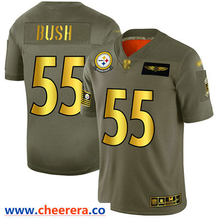 Devin Bush Pittsburgh Steelers camo Salute To Service jersey