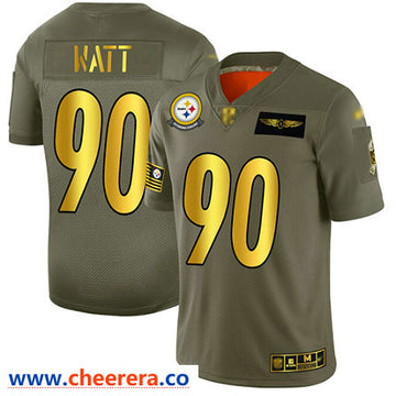 T. J. Watt Pittsburgh Steelers camo Salute To Service jersey