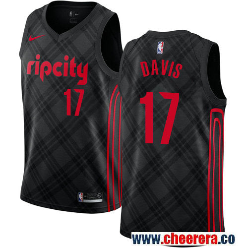 Ed Davis Portland Trail Blazers black jersey