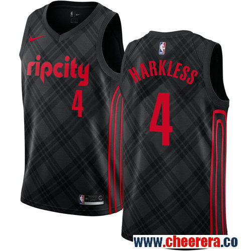 Moe Harkless Portland Trail Blazers black jersey