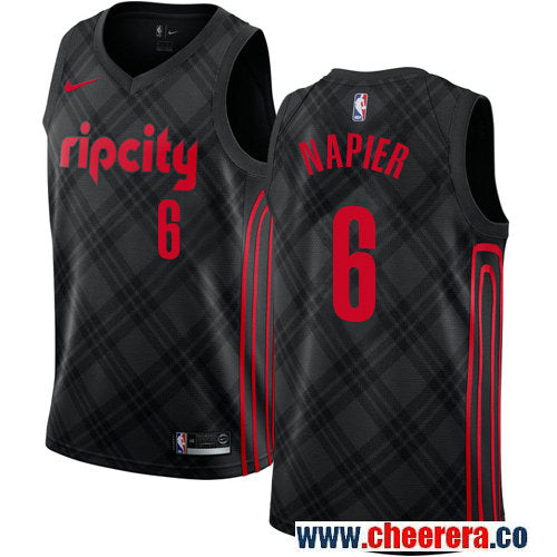 Shabazz Napier Portland Trail Blazers black jersey