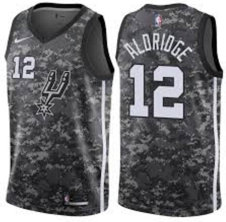 San Antonio Spurs camo Camo jersey