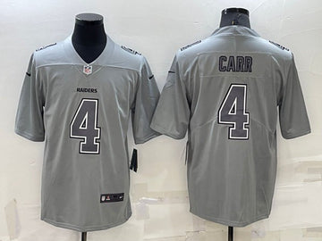 Derek Carr Las Vegas Raiders gray Vapor jersey