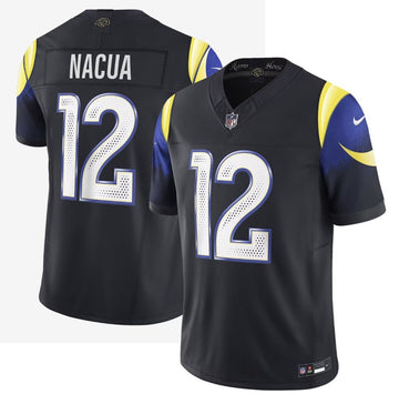 Puka Nacua Los Angeles Rams black Vapor jersey