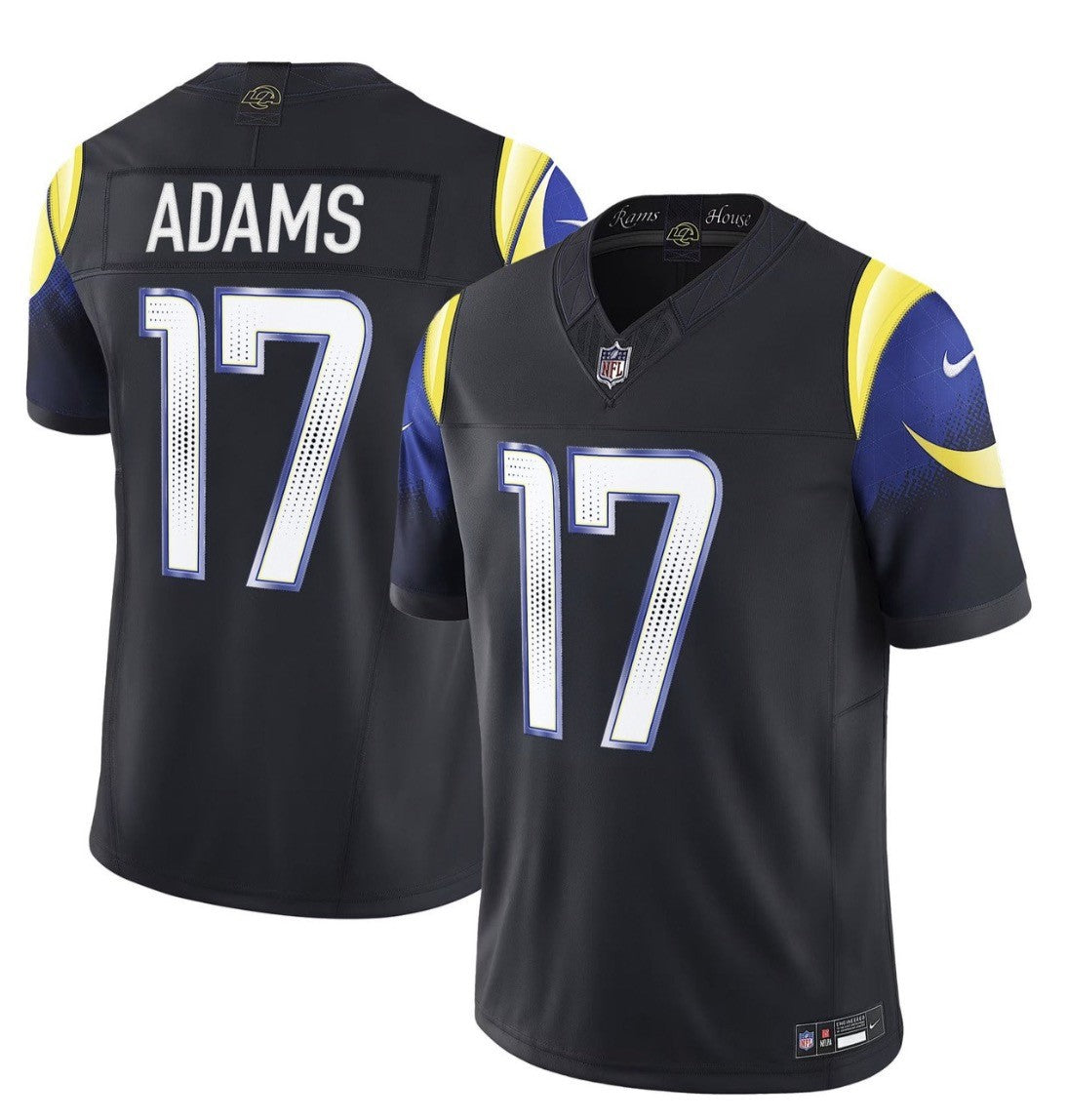 Davante Adams Los Angeles Rams black Vapor jersey