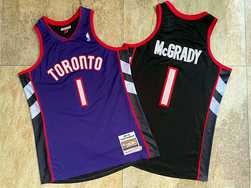 Tracy McGrady Toronto Raptors purple jersey