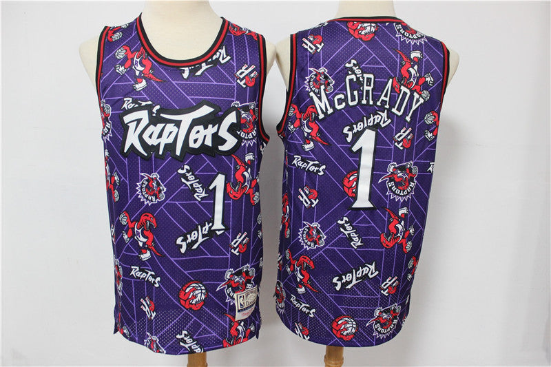 Tracy McGrady Toronto Raptors purple jersey