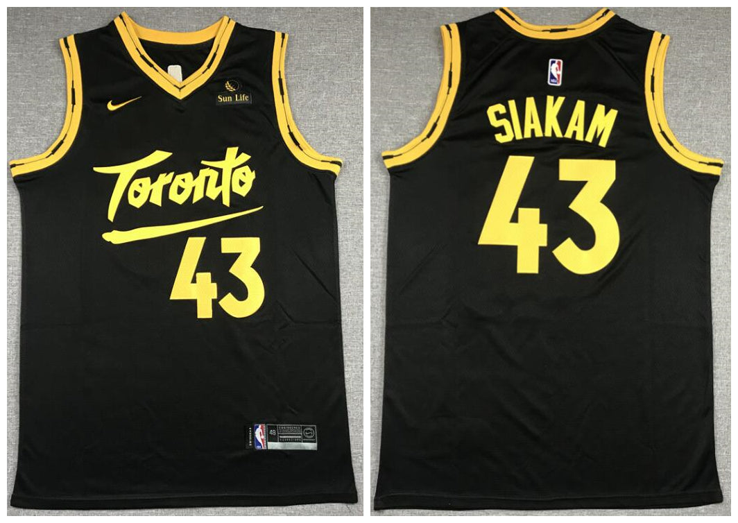 Pascal Siakam Toronto Raptors black jersey