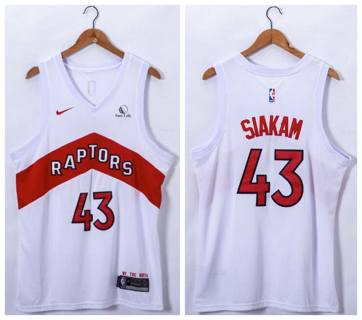 Pascal Siakam Toronto Raptors white jersey