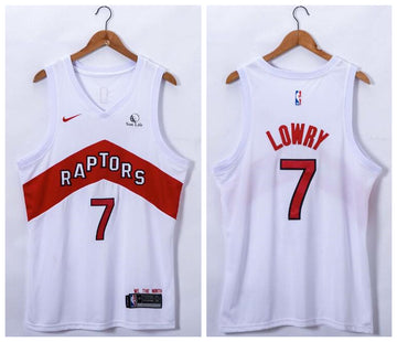 Kyle Lowry Toronto Raptors white jersey