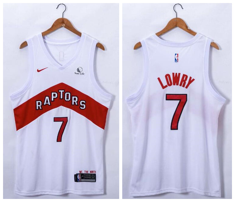 Kyle Lowry Toronto Raptors white jersey