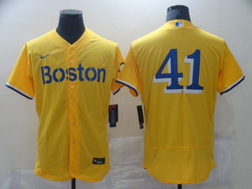Boston Red Sox gold City Connect jersey
