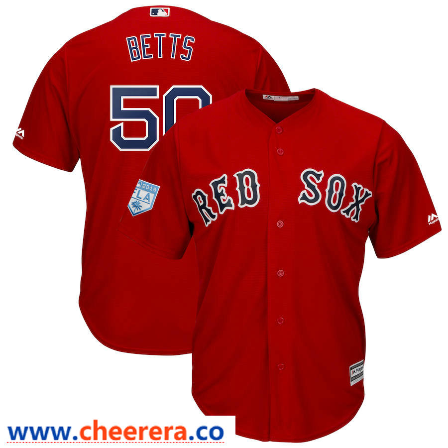 Mookie Betts Boston Red Sox red jersey