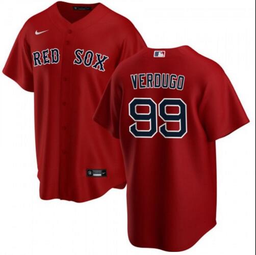 Alex Verdugo Boston Red Sox red jersey