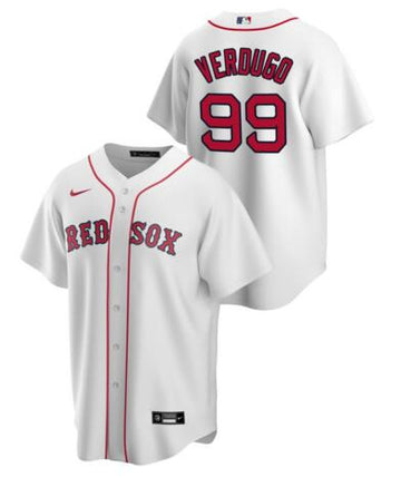 Alex Verdugo Boston Red Sox white jersey