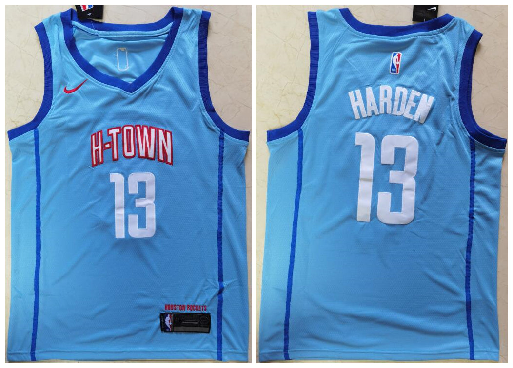 James Harden Houston Rockets blue jersey