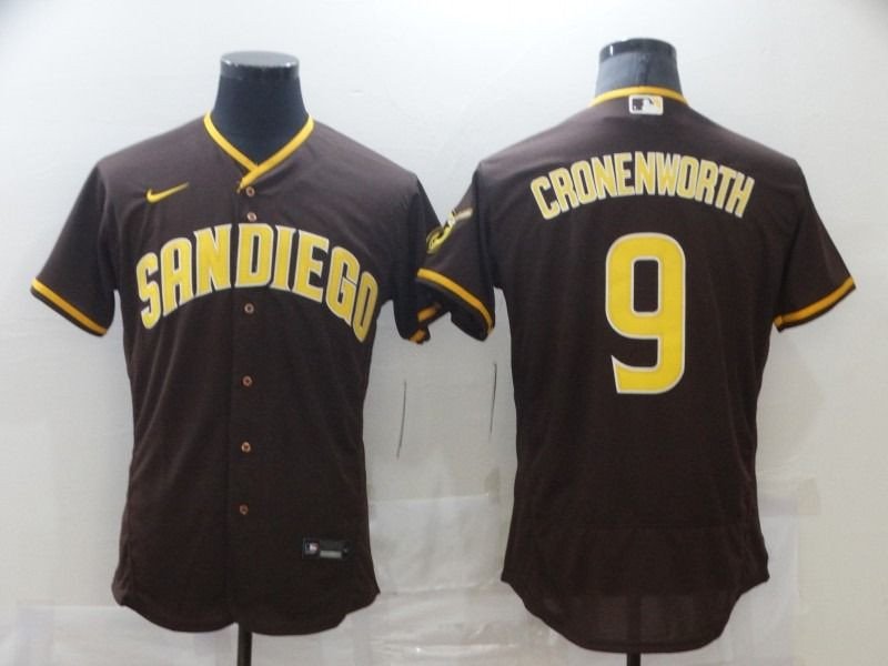 Jake Cronenworth MLB San Diego Padres brown Classic jersey