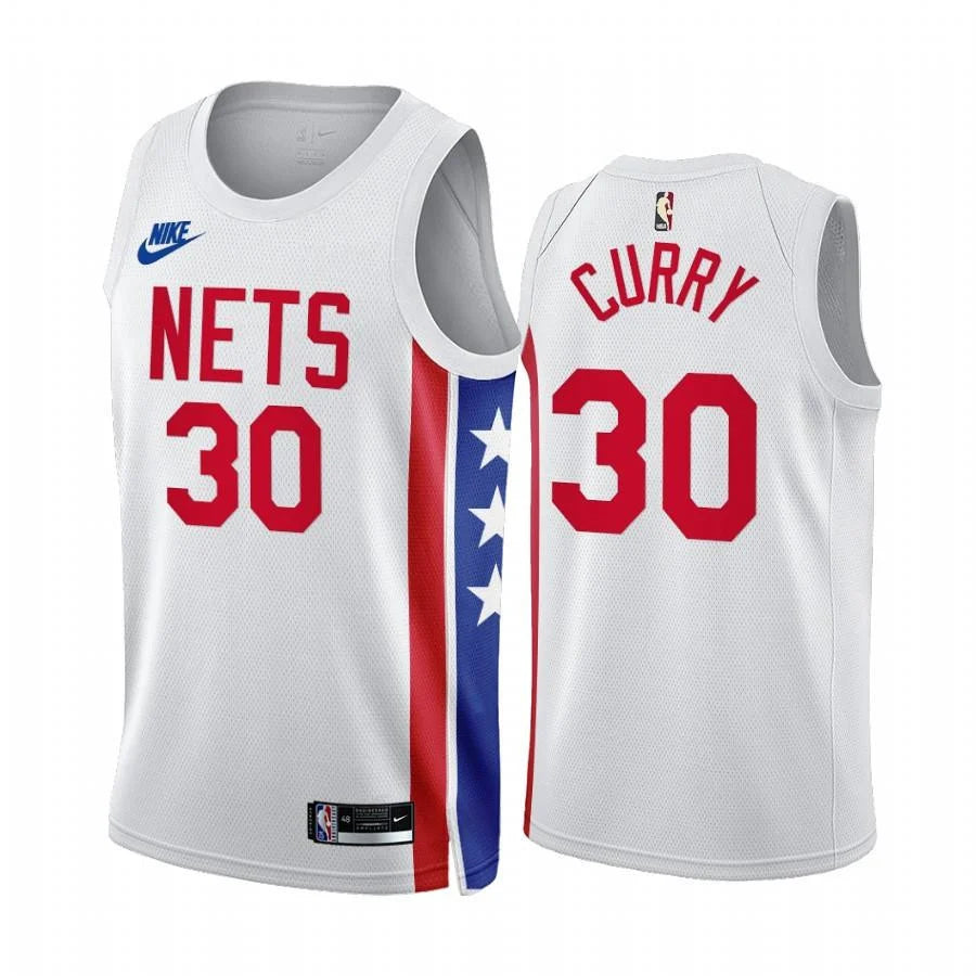Seth Curry Brooklyn Nets white Classic jersey
