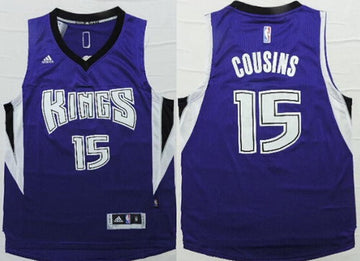 DeMarcus Cousins Revolution Sacramento Kings purple jersey