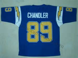 Wes Chandler Los Angeles Chargers navy Throwback jersey