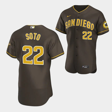 Juan Soto San Diego Padres brown jersey