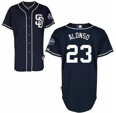 Yonder Alonso San Diego Padres navy jersey